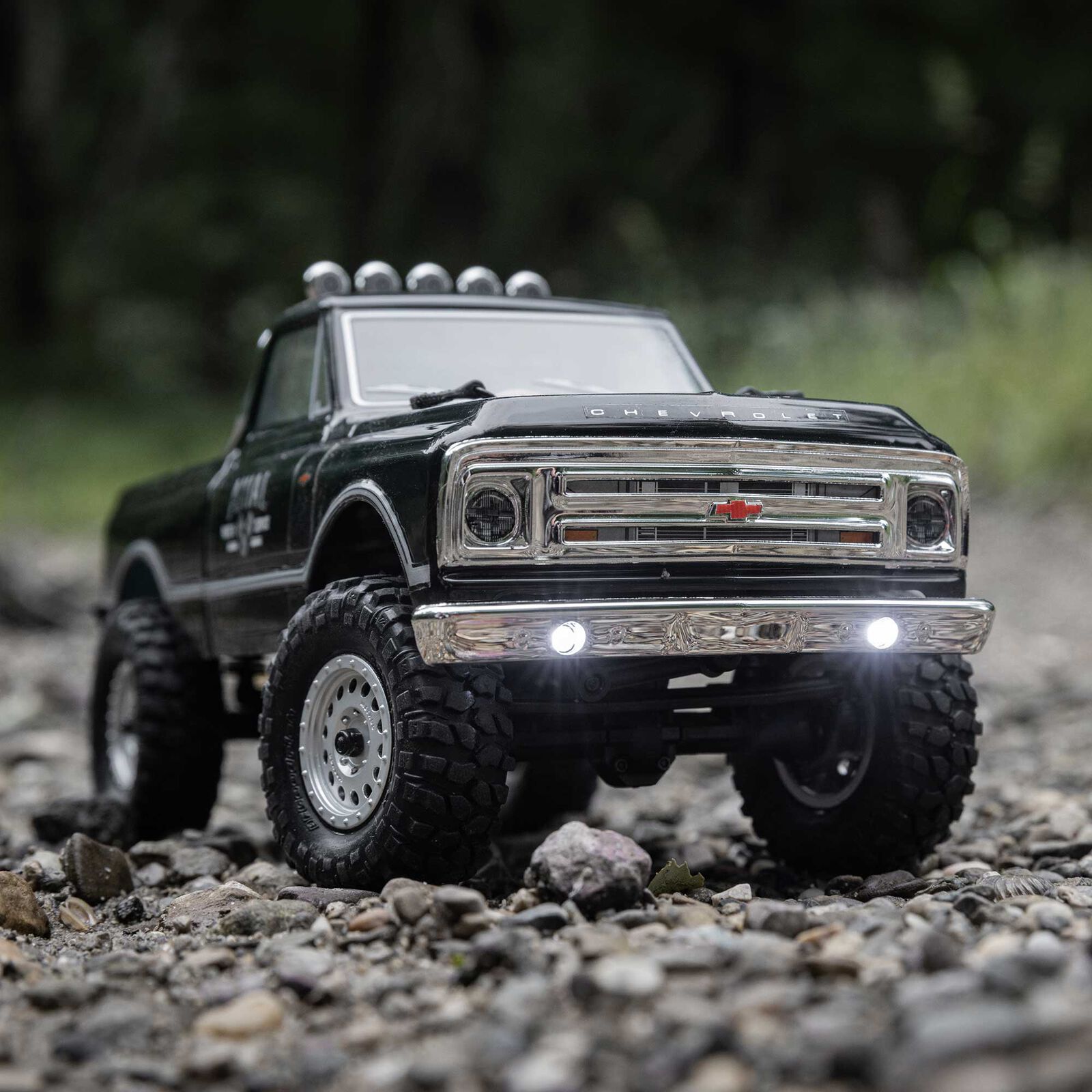 Axial SCX24 1967 Chevrolet C10 4WD Truck Brushed RTR Black 1/24