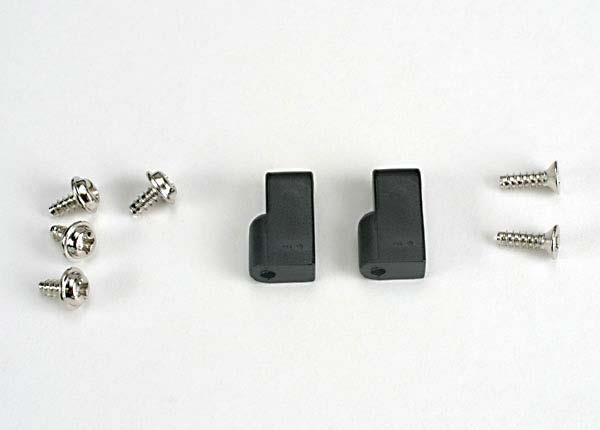 Traxxas Servo mounts (2)/ screws (6)