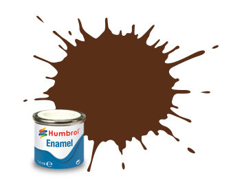 160 German Cam Red Brown enamel flat 14ml Humbrol