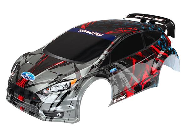 Traxxas Body Ford Fiesta ST Rally (painted decals applied) 1/10
