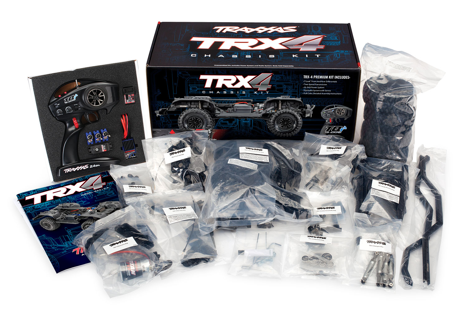 Traxxas TRX-4 Unassembled KIT Crawler TQi XL-5 HV Clipless 1/10