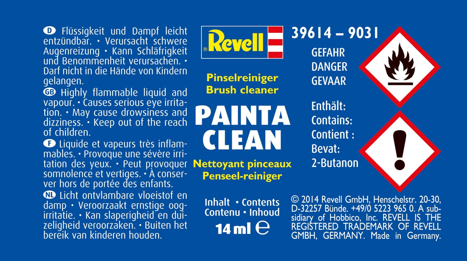 Revell Painta Clean Penseel-Reiniger 100ml
