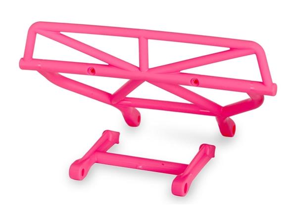 Traxxas Bumper rear/ bumper mount rear (PINK)