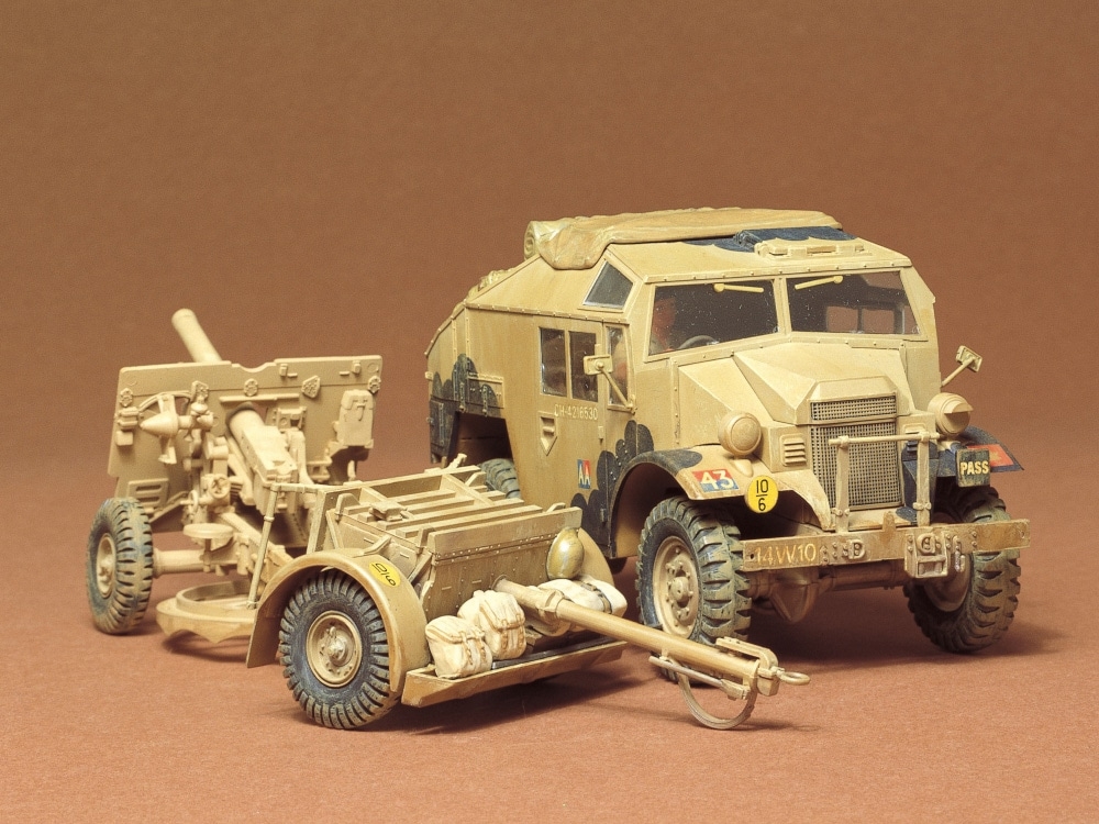 Tamiya British 25 PNDR GUN/QUAD Kit 1/35