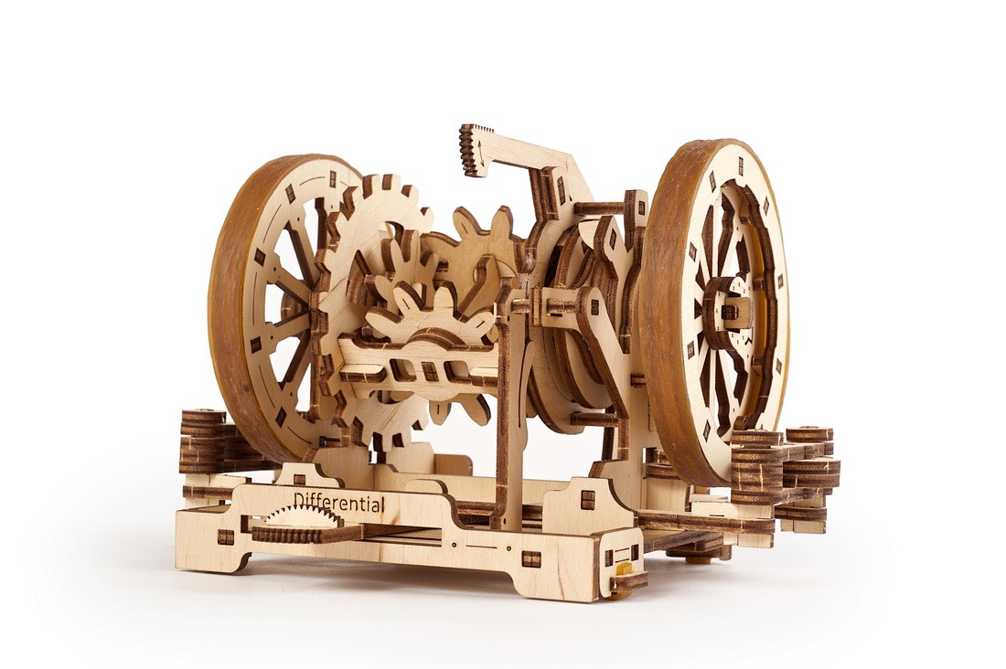 U-Gears Stem Lab Differential mechanisch houten bouwpakket