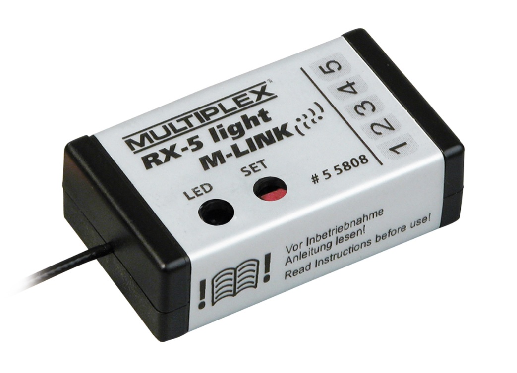 Multiplex RX-5 Light M-LINK 2.4GHz 5-kanaals Ontvanger