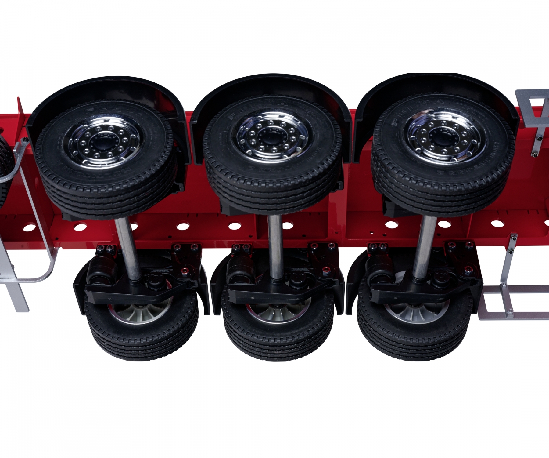 Carson 3-Axle Semi-Trailer Versie III white 1/14