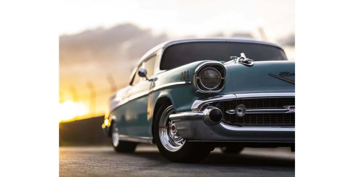 Kyosho Fazer MK2 (L) Chevy Bel Air Coupe 1957 Turquoise Readyset 1/10
