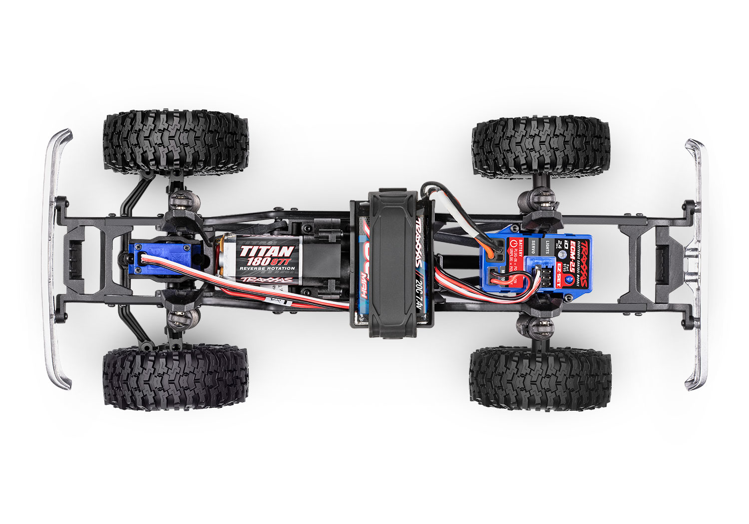 Traxxas TRX-4M High Trail 1979 Chevrolet K10 Truck 4WD Electric Scale and Trail Crawler with TQ 1/18 Black