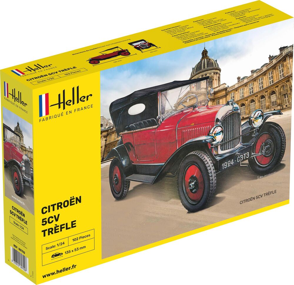 Heller Citroën 5CV Trèfle 1/24