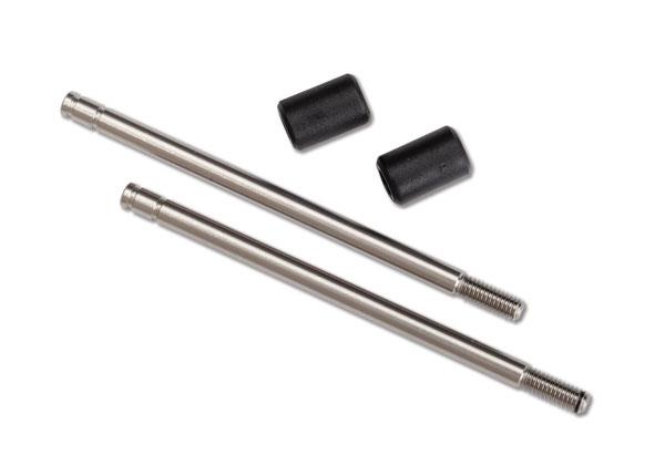 Traxxas Shock shaft, 3x57mm (GTS) (2) (includes bump stops) (for use with TRX-4® Long Arm Lift Kit)
