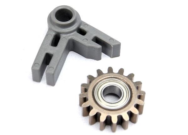 Traxxas Gear idler/ idler gear support/ bearing (pressed in)