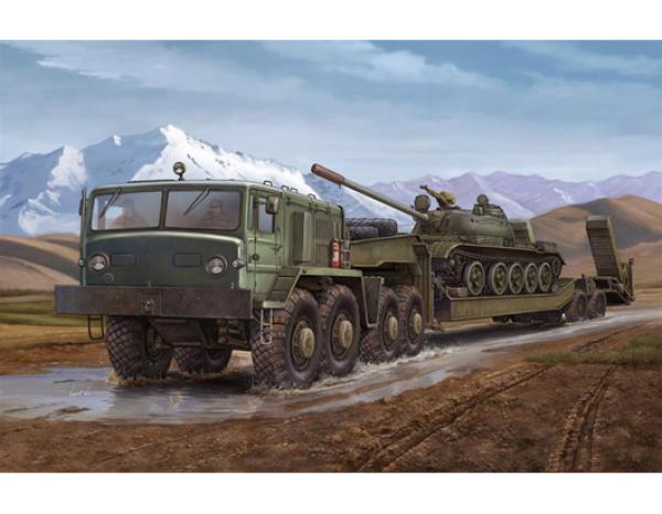 Trumpeter MAZ-537G intermediate type with MAZ/ChMZAP-5247G semitrailer 1/35