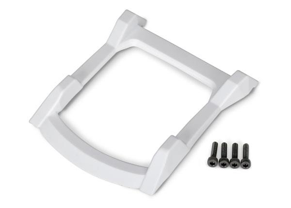 Traxxas Skid plate roof (body)/ 3x12mm CS (4) White