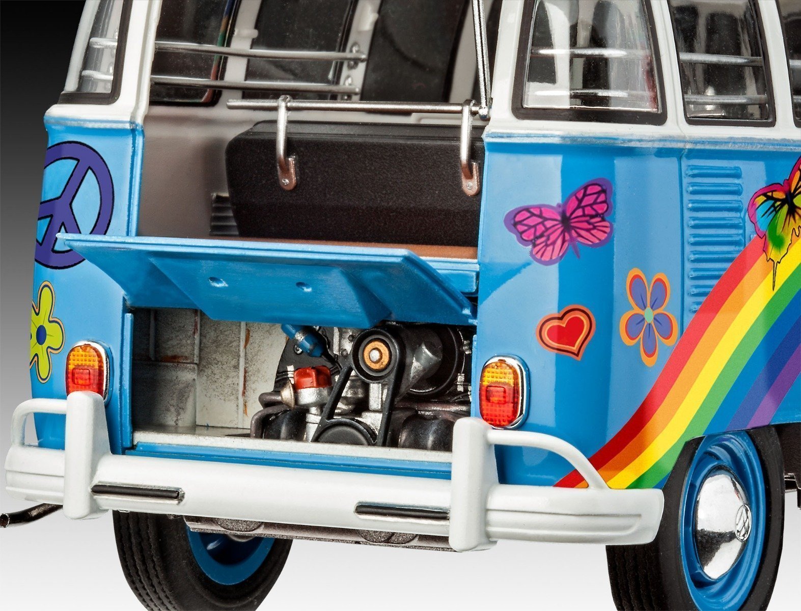 Revell Samba Bus Flower Power VW T1 1/24