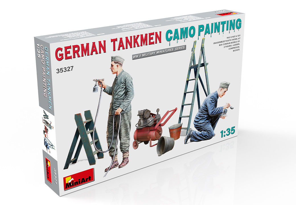 MiniArt German Tankmen Painting Camo 1/35