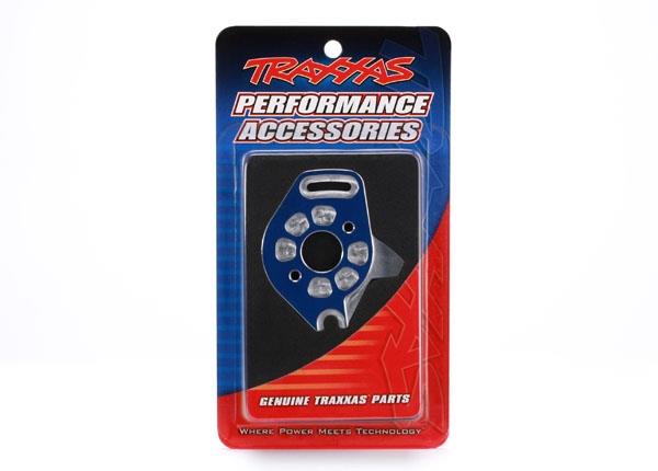 Traxxas Plate motor aluminum (blue-anodized)