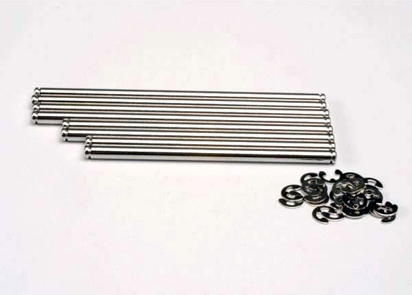 Traxxas Suspension pin set stainless steel (w/ E-clips)
