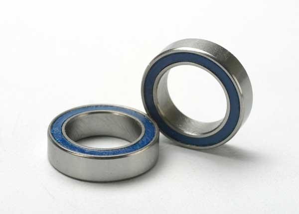 Traxxas Ball bearings blue rubber sealed (10x15x4mm) (2)