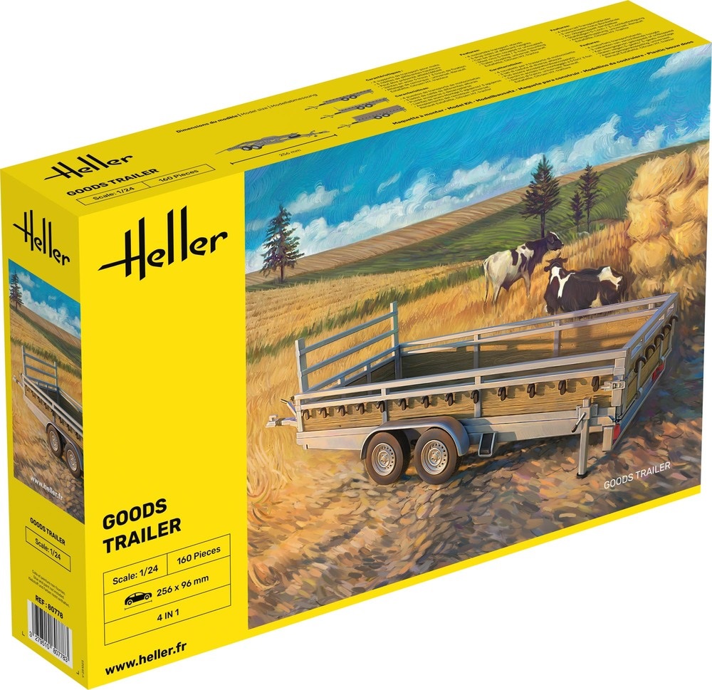 Heller Goods Trailer 1/24
