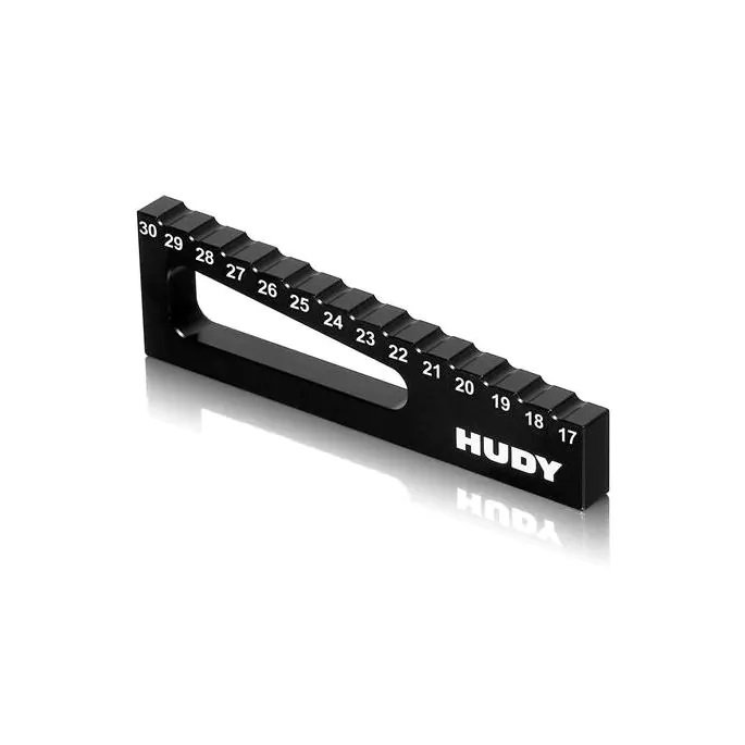 HUDY Chassis Ride Height Gauge 17mm to 30mm for 1/8 & 1/10 Off-Road