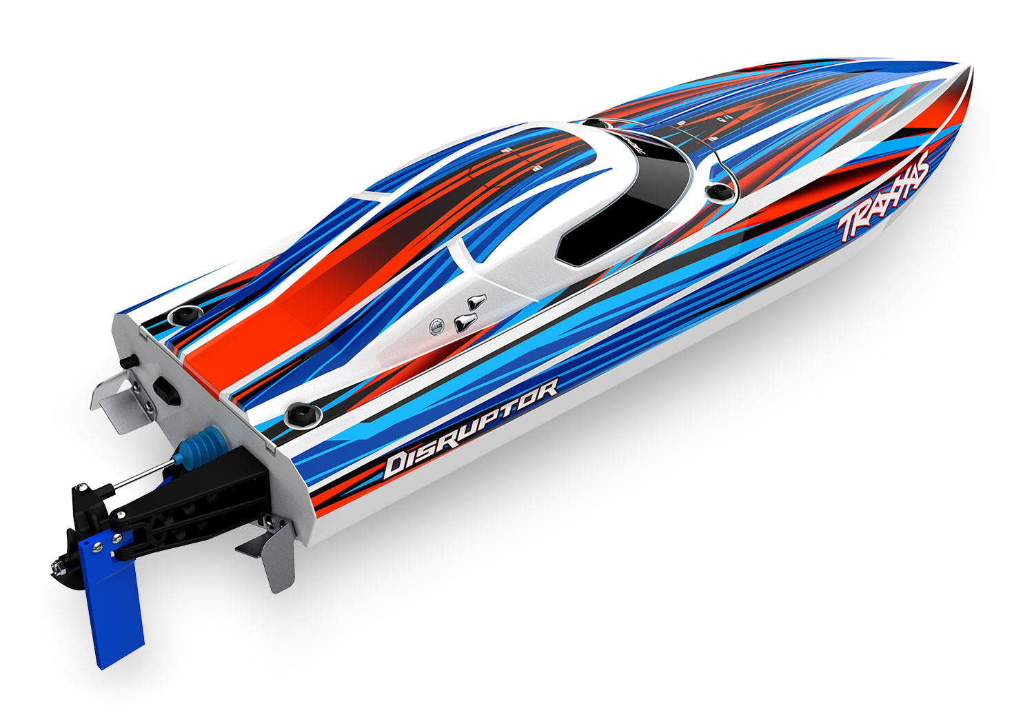 Traxxas Disruptor 4S 40+ MPH High-Performance Boat Blue