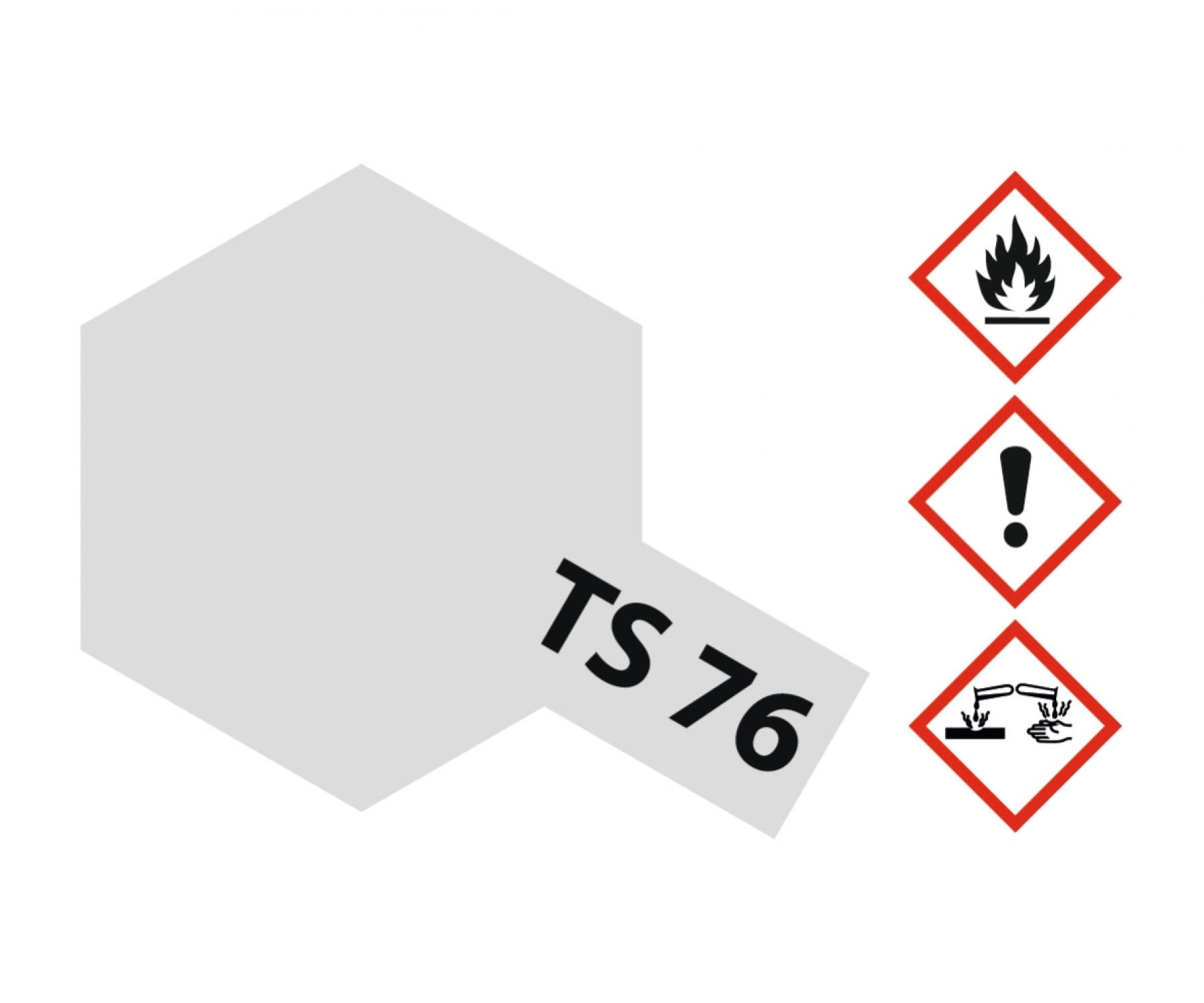TS76 Spray Mica Silver metalllic 100ml Tamiya