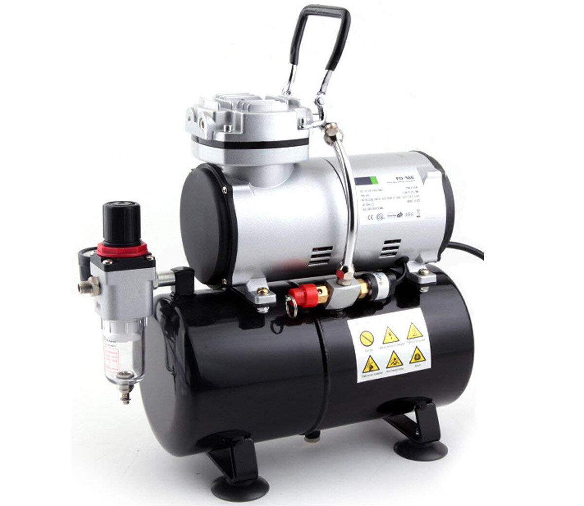 Fengda Airbrush Compressor met Drukvat