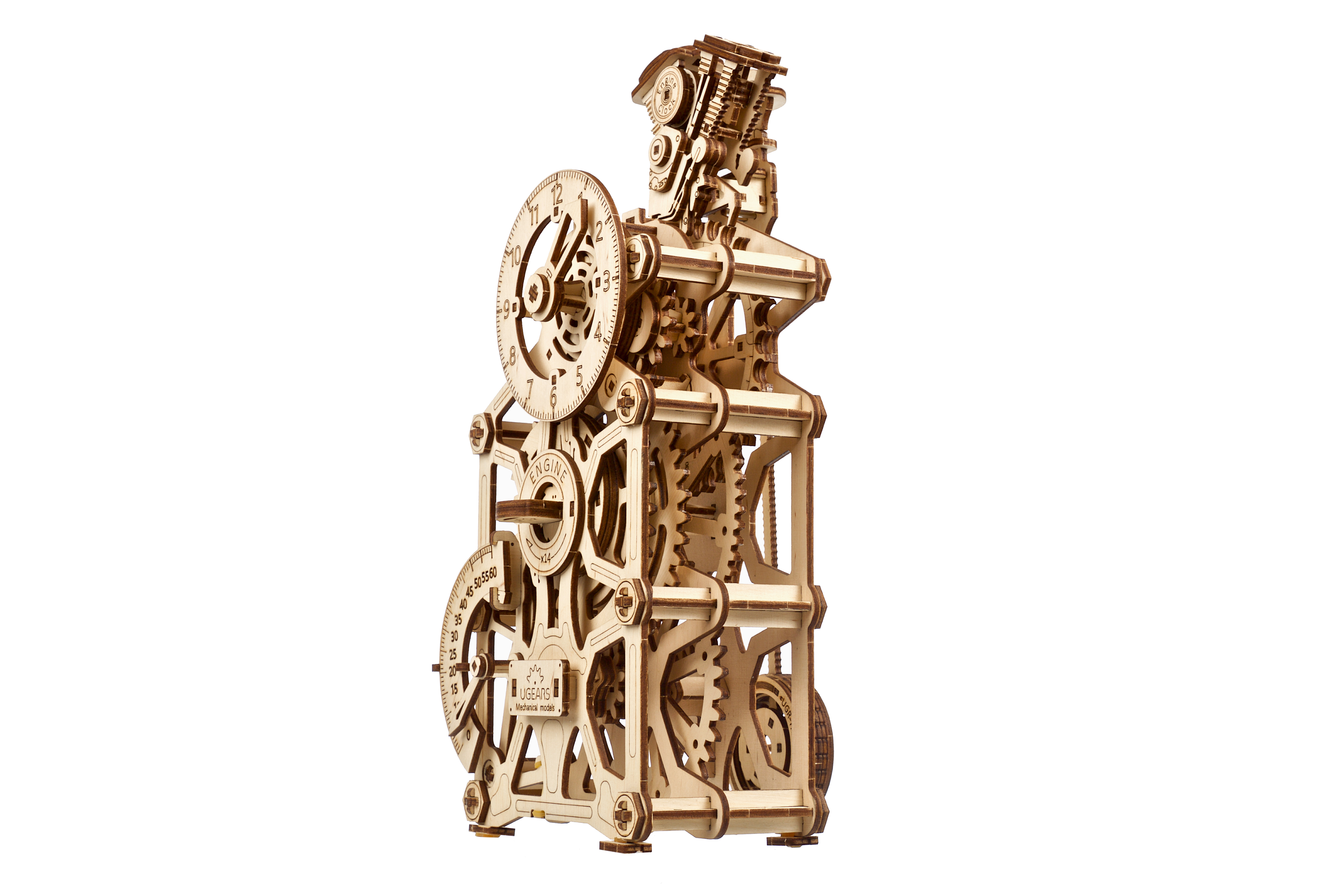 U-Gears Motor Klok mechanisch houten bouwpakket
