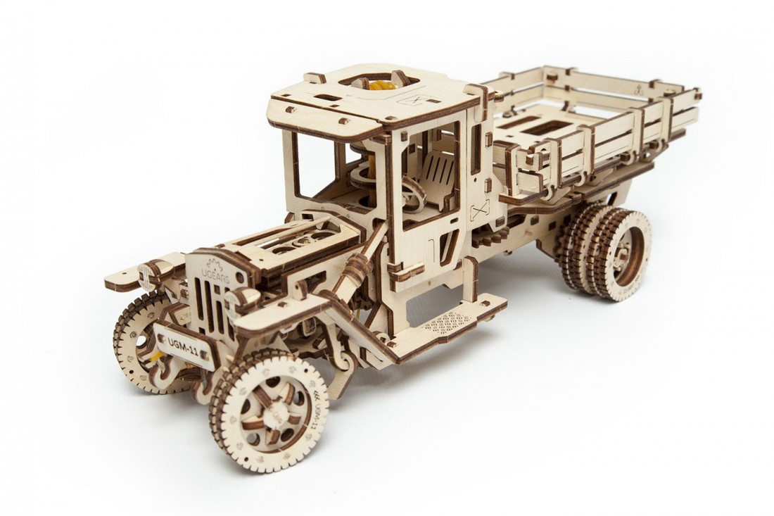 U-Gears Truck UGM-11 mechanisch houten bouwpakket