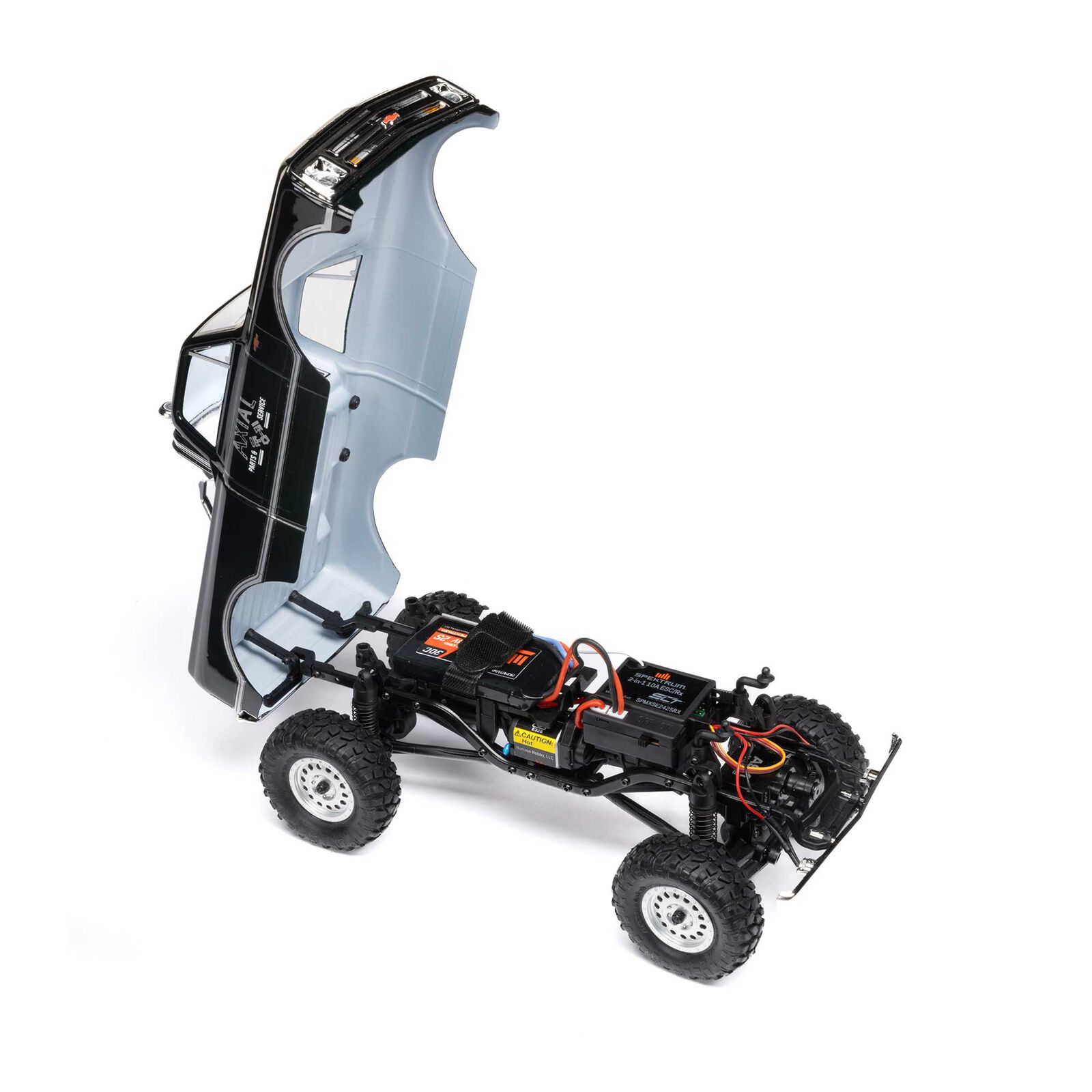 Axial SCX24 1967 Chevrolet C10 4WD Truck Brushed RTR Black 1/24