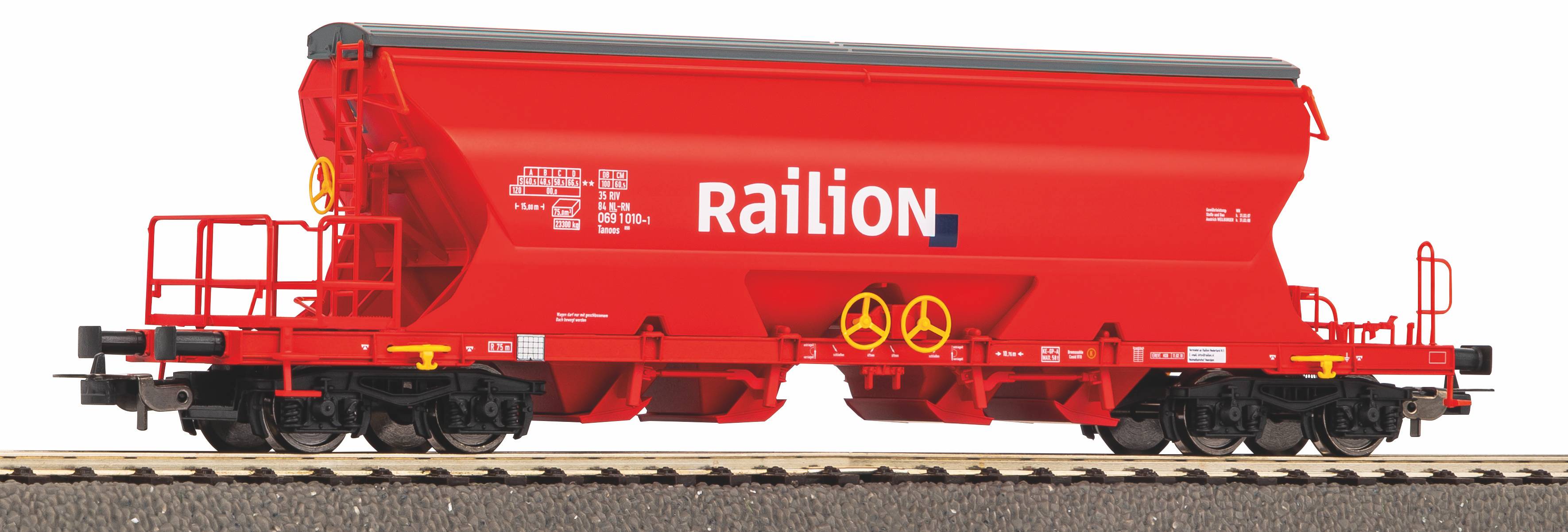 Piko Zelflosser Wagon Tanoos Railion-NS VI H0