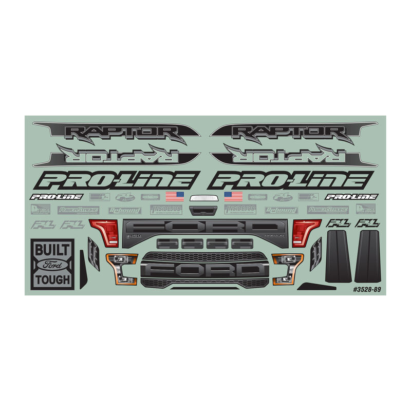 Proline Pre-Cut 2017 Ford F-150 Raptor Clear Body for Rustler 4x4 1/10