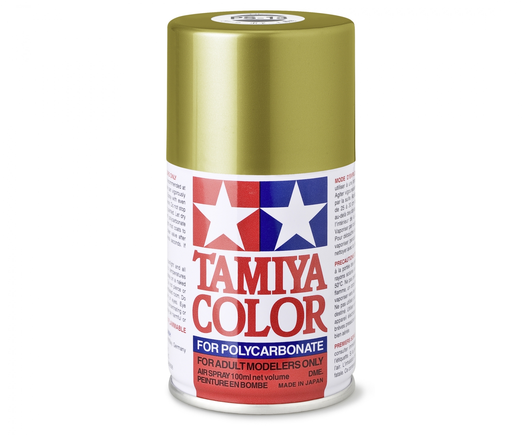 PS13 Spray Gold brillant 100ml Tamiya