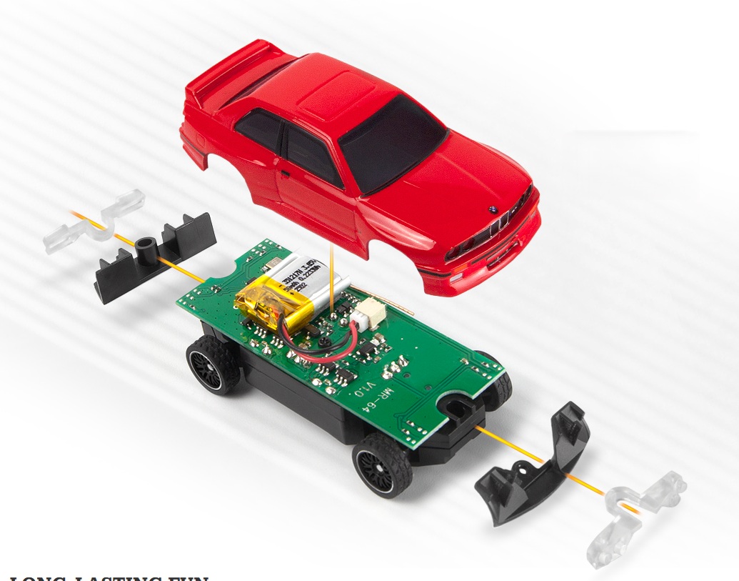 HPI Racing Nano-TTR 1989 BMW M3 E30 Ravaglia Red 1/64