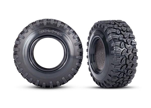 Traxxas Tires Canyon RT 4.6x2.2'/ foam inserts (2) (wide) (requires 2.2' diameter wheel)