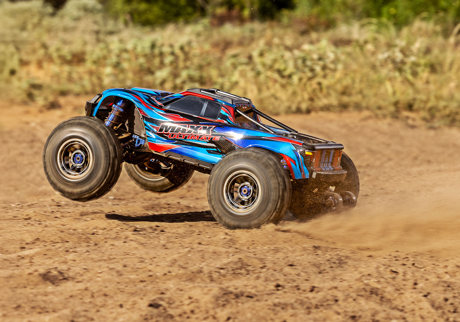 Traxxas Maxx Ultimate 4WD Brushless Electric Monster Truck VXL-4S TQi Blue 1/8