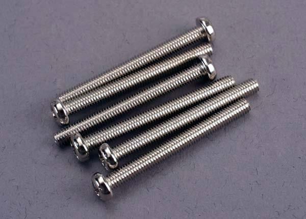 Traxxas Screws 3x30mm roundhead machine (6)