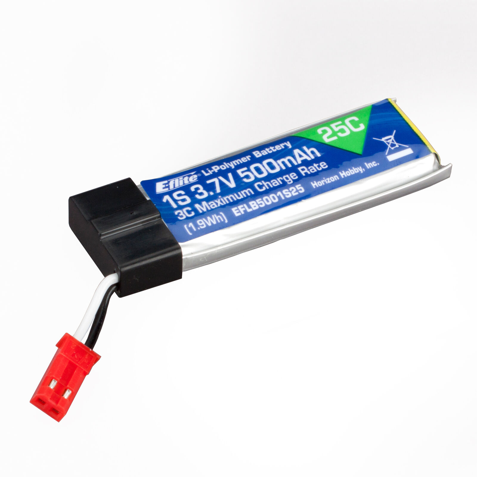 E-Flite LiPo Accu 3.7 Volt 500mAh 25C