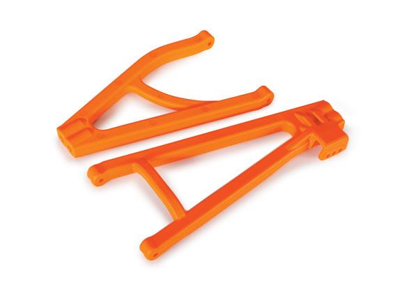 Traxxas Suspension arms, orange, rear (left), heavy duty, adjustable wheelbase (upper (1)/ lower (1))