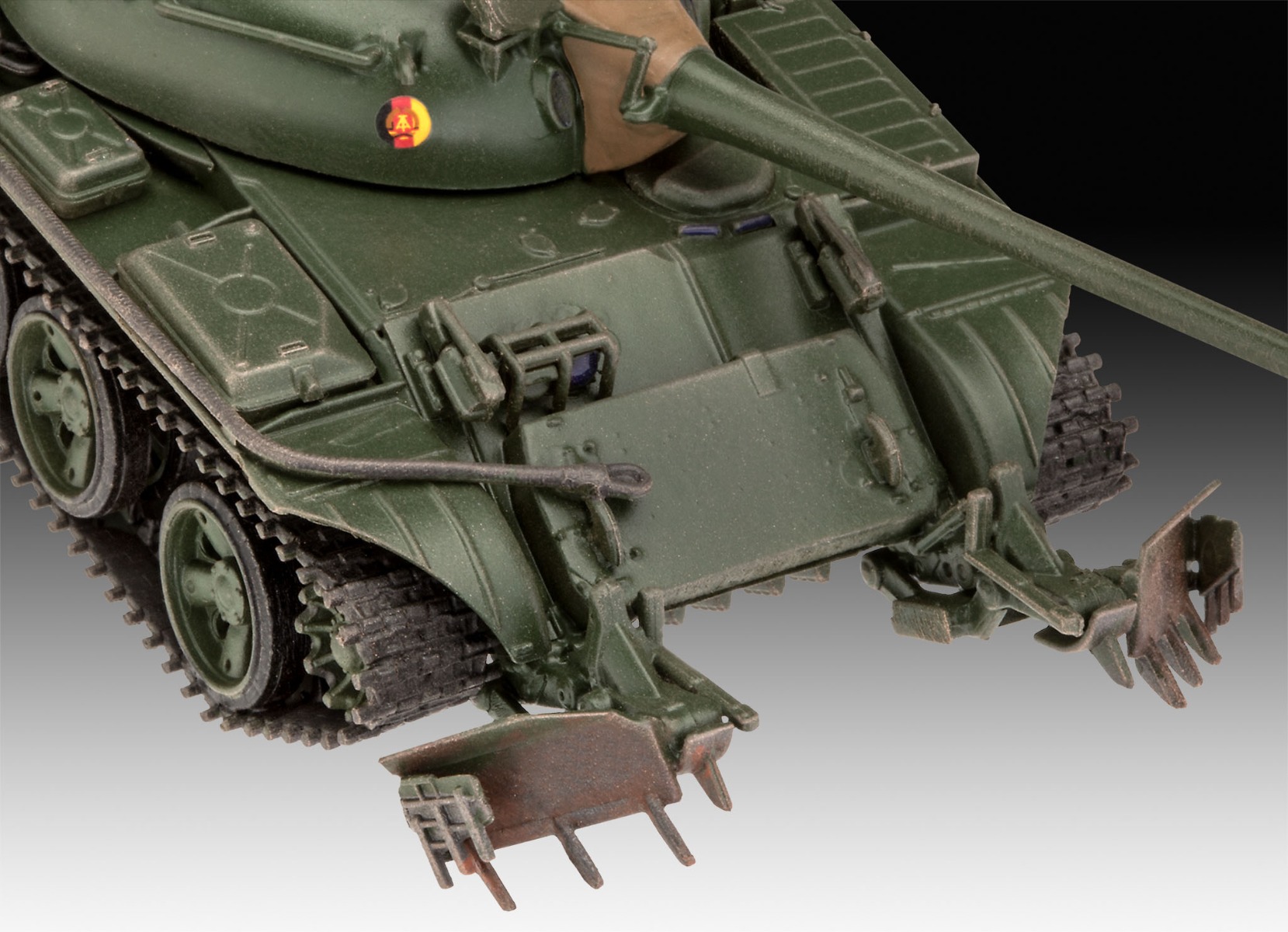 Revell T-55A/ SM With KMT-6/ EMT-5 1/72