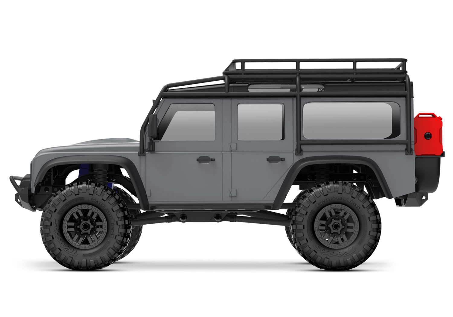 Traxxas TRX-4M Land Rover 4WD Electric Scale and Trail Crawler with TQ 1/18 Silver