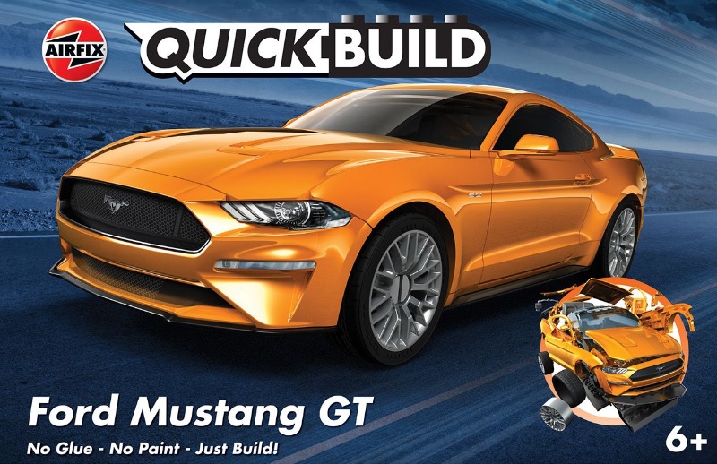 AirFix Ford Mustang GT Quickbuild (Orange) Kit