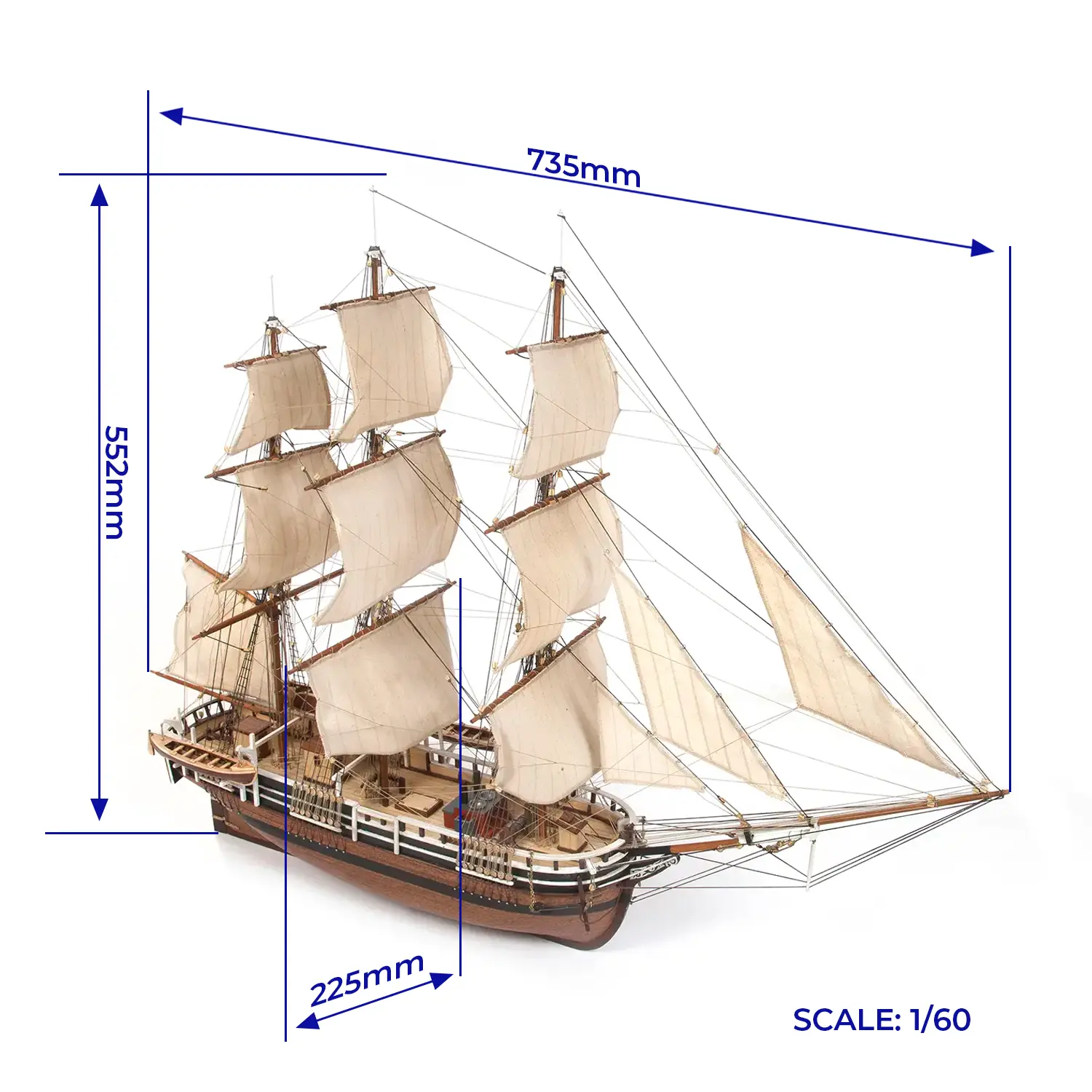 Occre Essex Houten Scheepsmodel 1/60