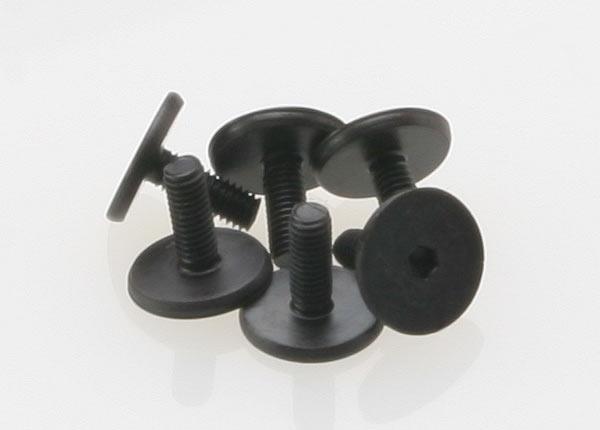 Traxxas Screws 3x8mm flat-head machine (hex drive) (6)