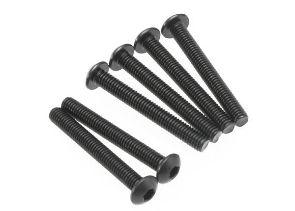 Traxxas Screws 3x23mm button-head machine (hex drive) (6)