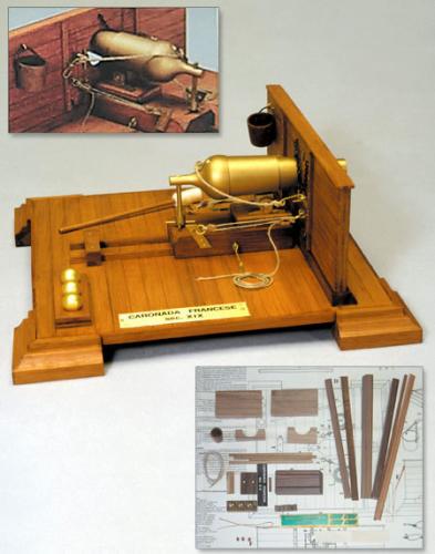 Mantua Model French Caronade 19th Century 1/17