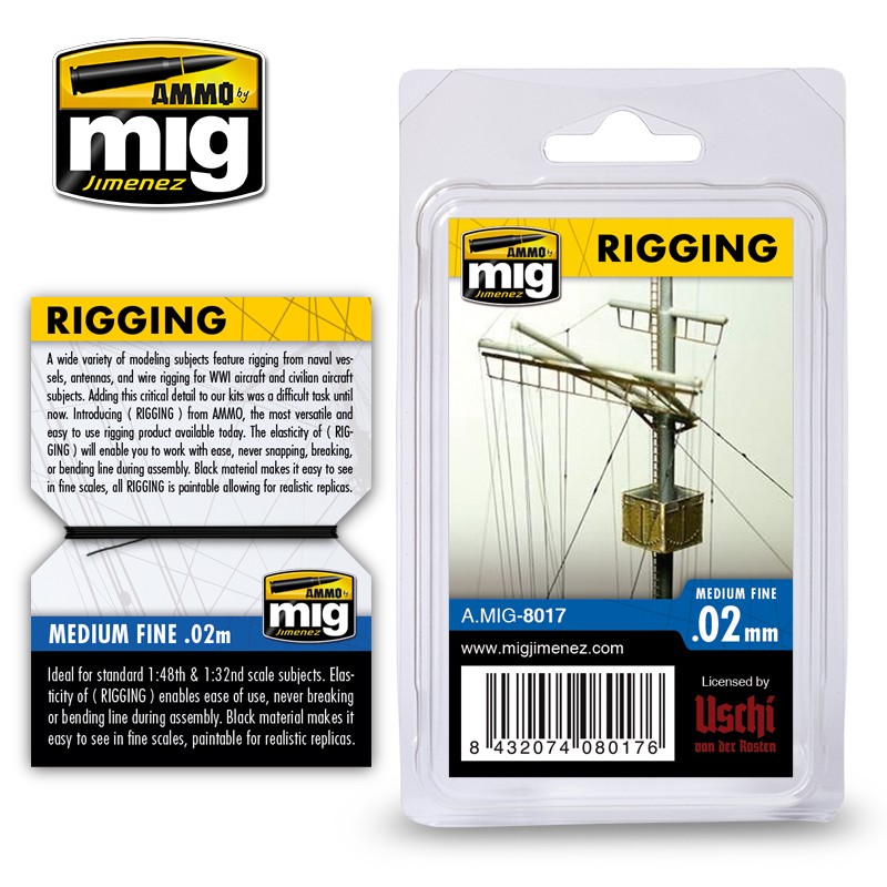 MIG Rigging Medium Fijn 0,02mm