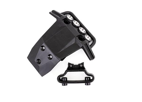Traxxas Bumper front/ bumper support (fits 4WD Rustler) (for LED light kit installation)
