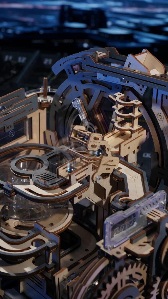 Robotime Marble Spaceport Knikkerbaan